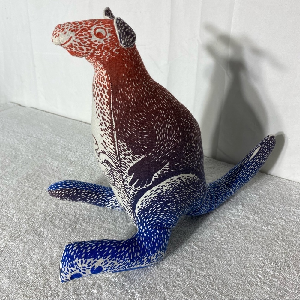 5/$35 Vintage Matilda Kangaroo Plush Hand Painted In Australia